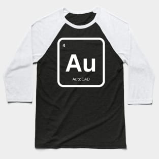 AutoCAD - Periodic Table Baseball T-Shirt